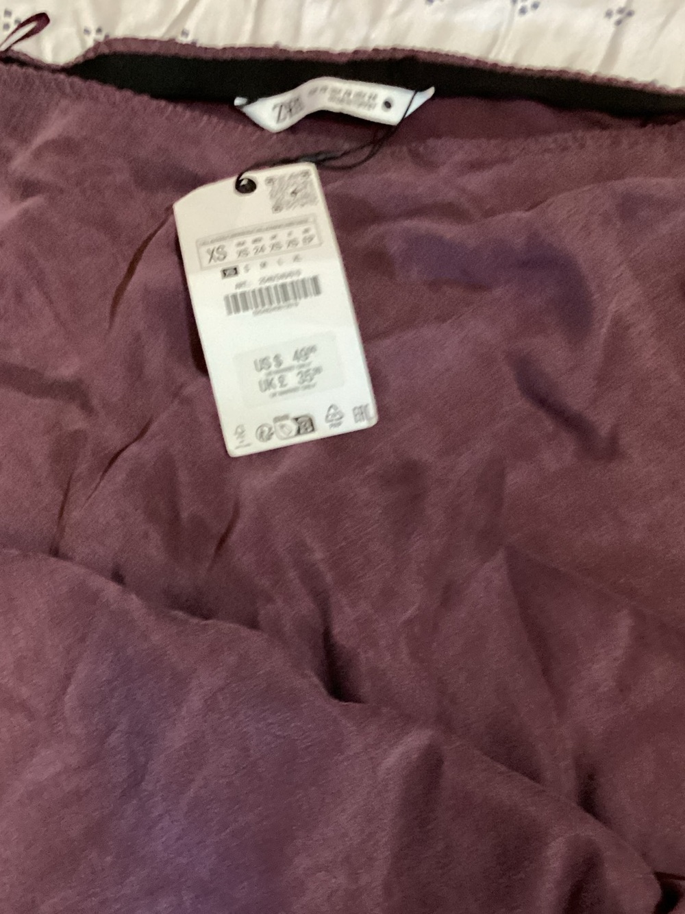 Zara Satin Skirt. Summertime perfect!